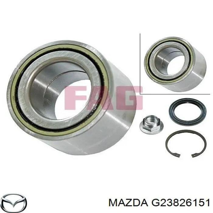 Подшипник задней ступицы G23826151 Mazda