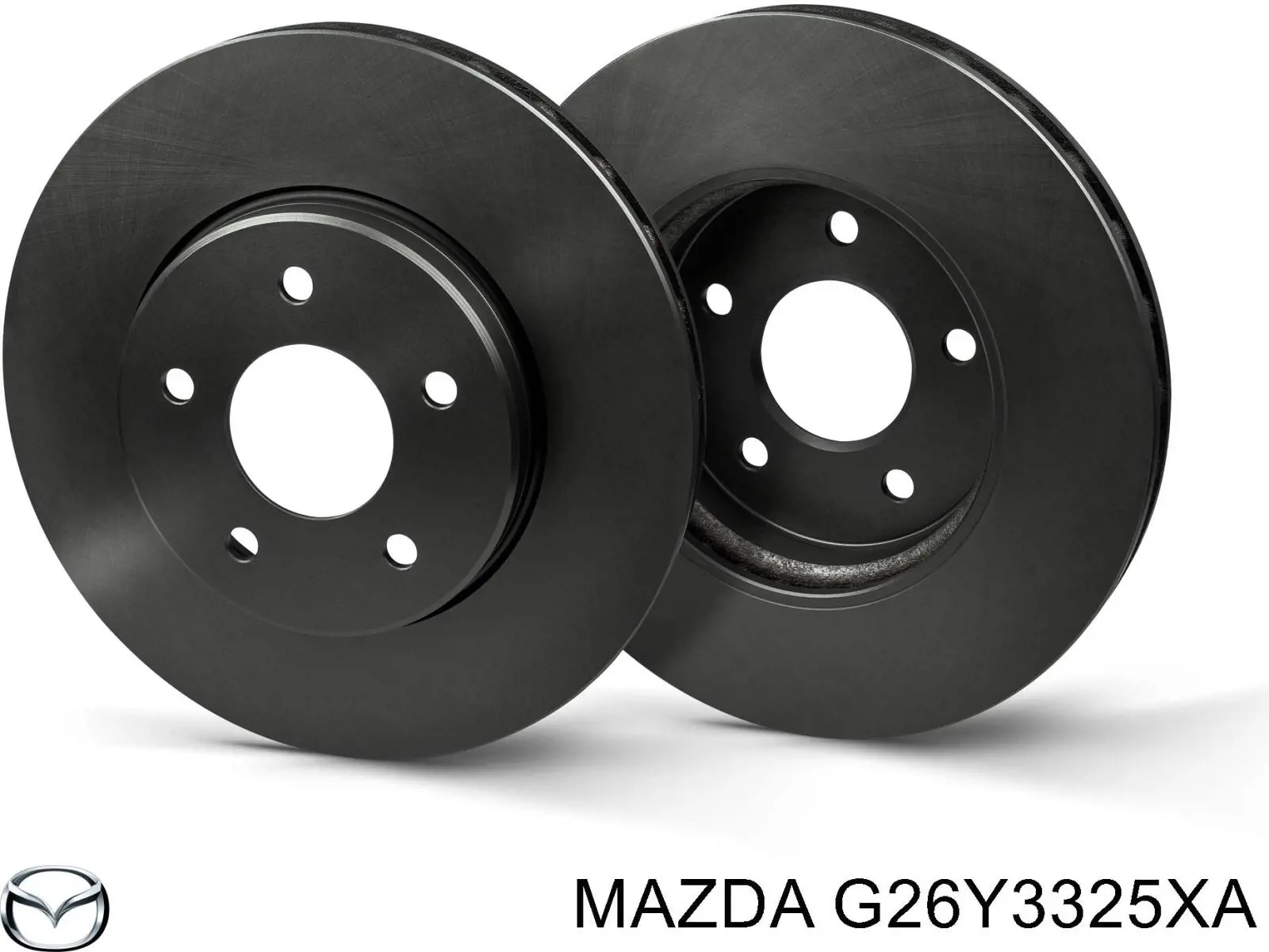 Диск тормозной передний Mazda G26Y3325XA