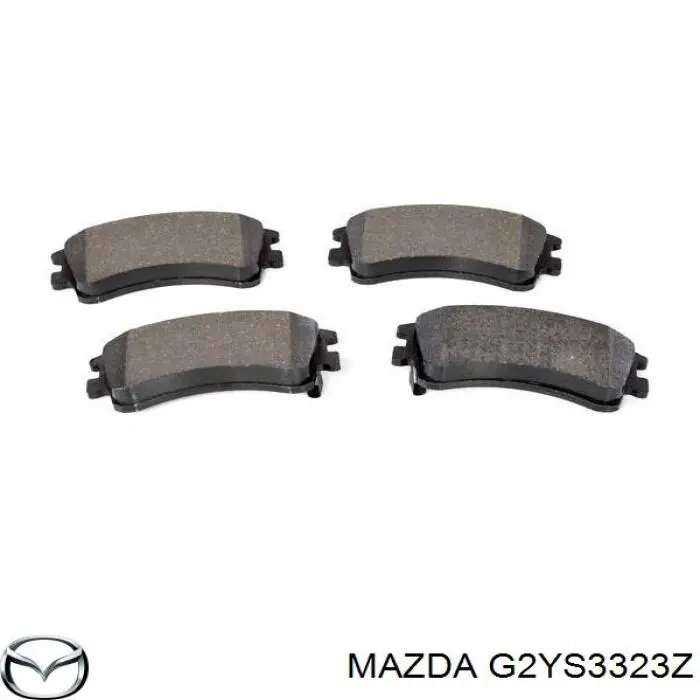 Колодки Mazda G2YS3323Z цена, от 24.59 USD
