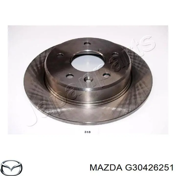 Тормозные диски G0YD26251A Mazda
