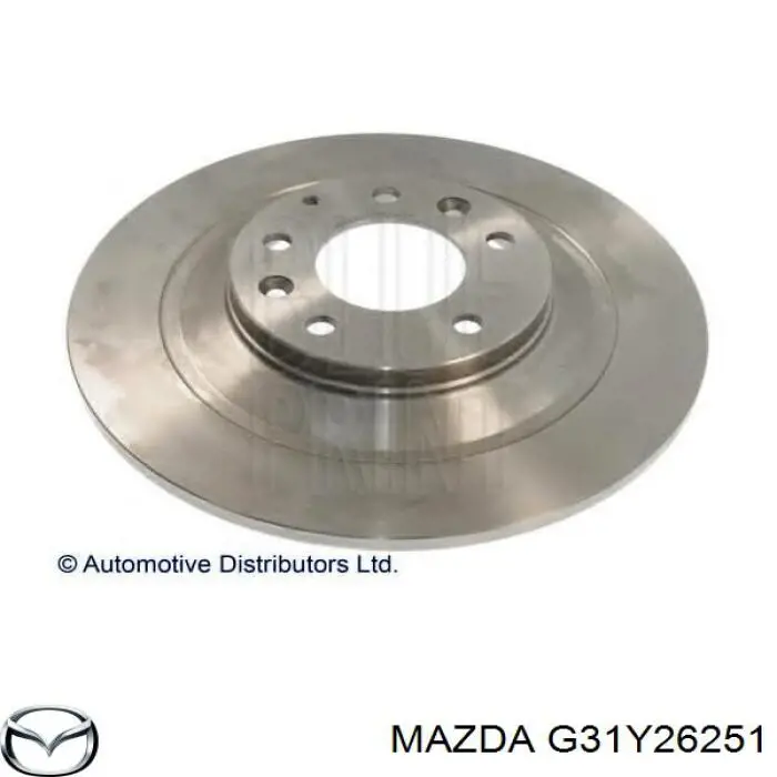 G31Y26251 Mazda тормозные диски