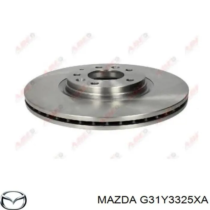 G31Y3325XA Mazda диск тормозной передний