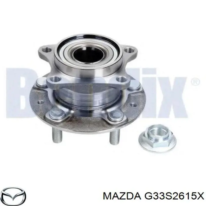 Купить G33S2615X Mazda Задняя шпиндель