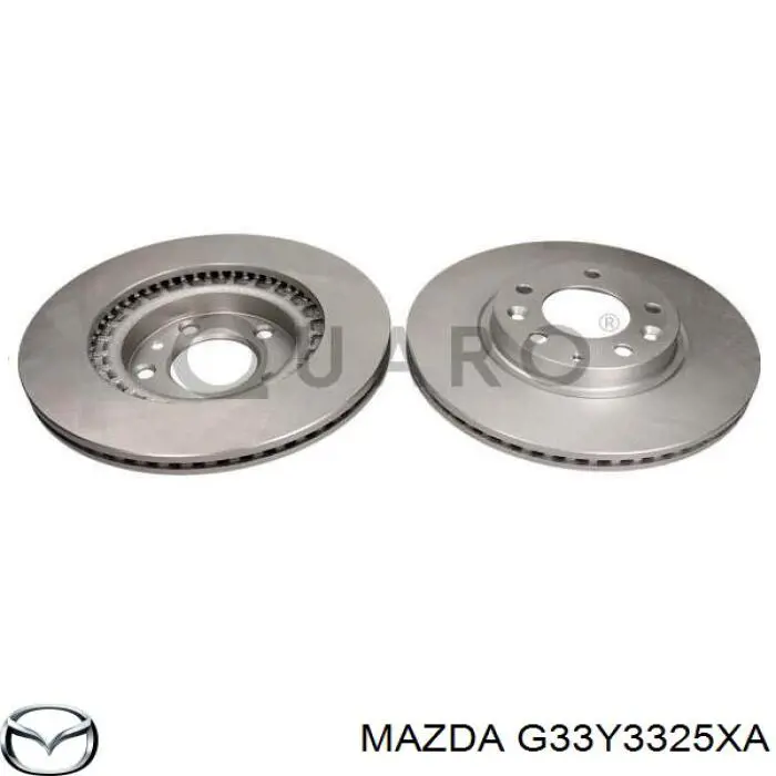 Диск тормозной передний Mazda G33Y3325XA
