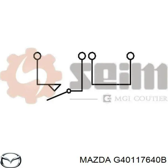 G40117640 Mazda Датчик включения фонарей заднего хода