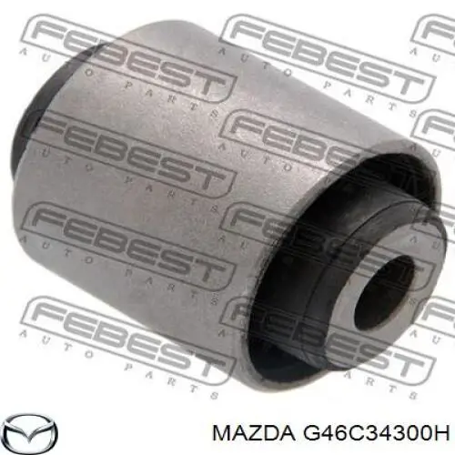 G46C34300H Mazda braço oscilante inferior direito de suspensão dianteira