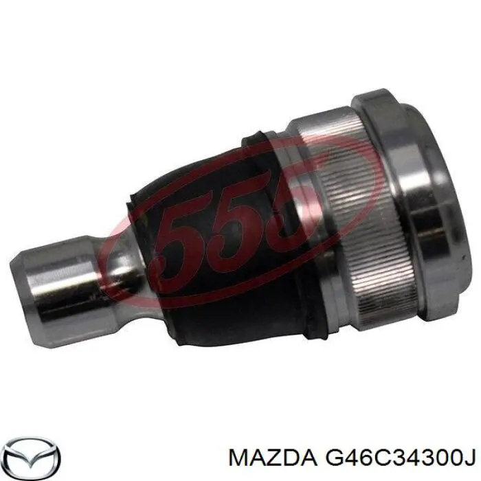 G46C34300J Mazda braço oscilante inferior direito de suspensão dianteira