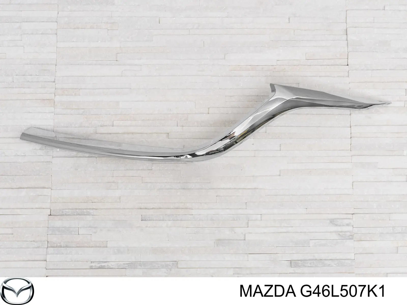 Молдинг решетки радиатора левый Signeda PMZ07145MAL цена, от 41.15 USD