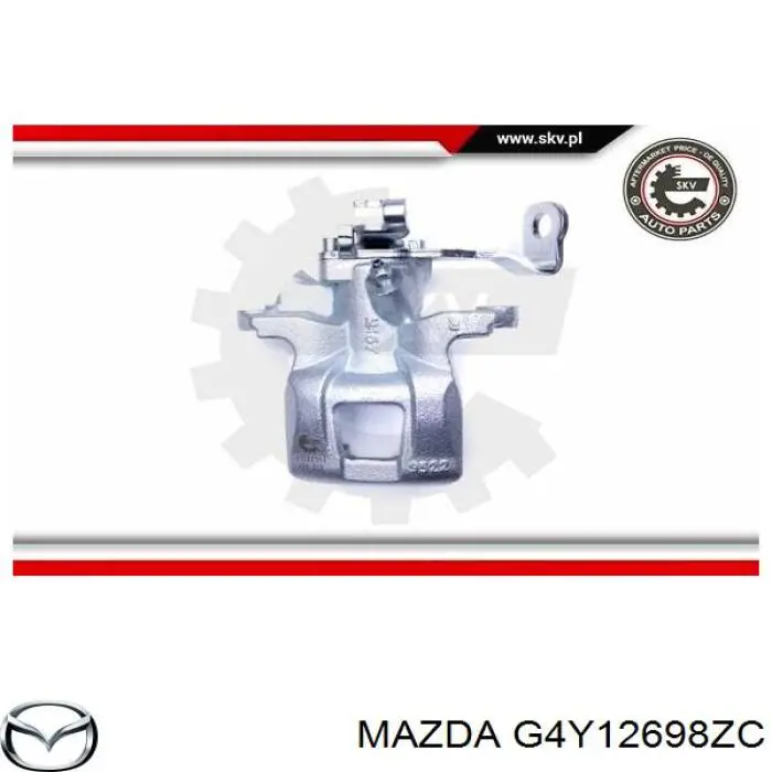 Тормозной суппорт правый задний Mazda G4Y12698ZC цена, от 44.34 USD
