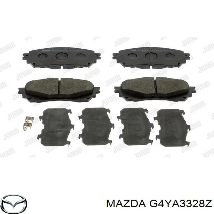 Купить G4YA3328Z Mazda Колодки тормозные