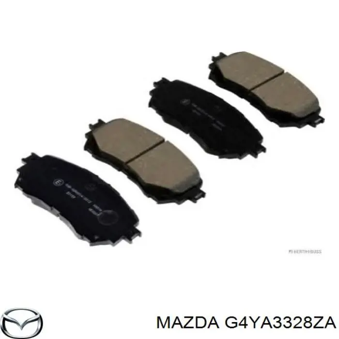 Тормозные колодки Mazda G4YA3328ZA