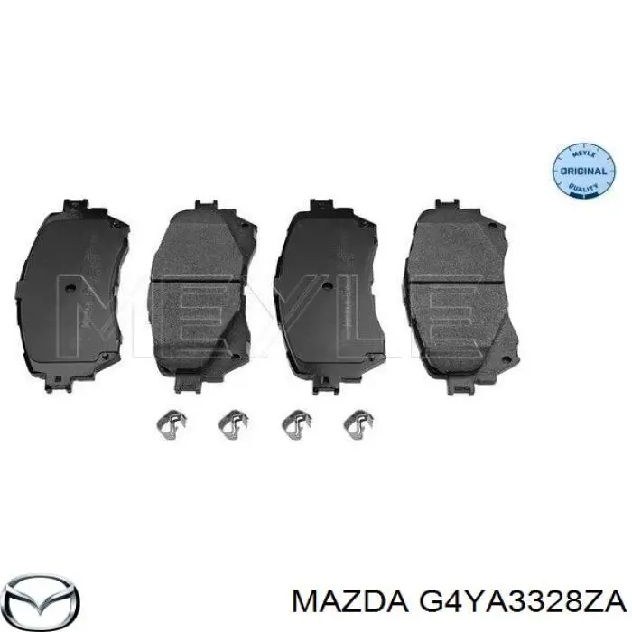 Колодки Mazda G4YA3328ZA цена, от 38.09 USD