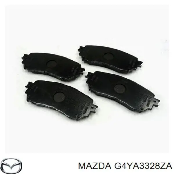 Купить G4YA3328ZA Mazda Колодки тормозные