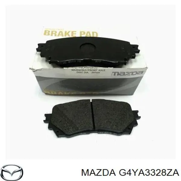 Передние тормозные колодки G4YA3328ZA Mazda
