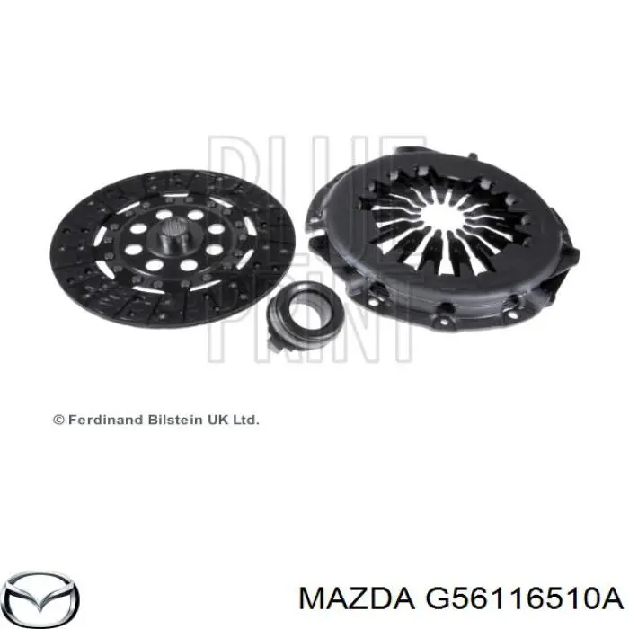 Подшипник скольжения сцепления Mazda G56116510A цена, от 13.75 USD