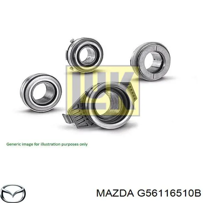 Купить G56116510B Mazda Подшипник включения сцепления