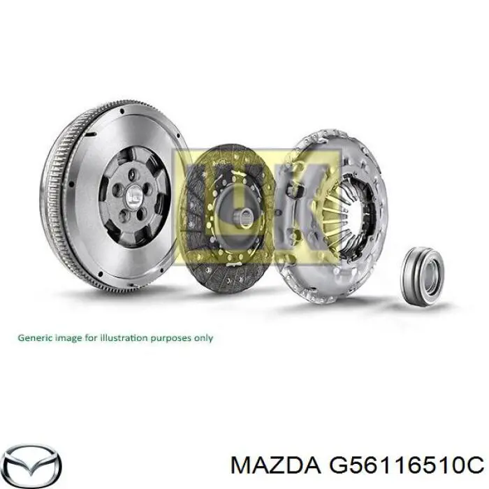 Подшипник скольжения сцепления Mazda G56116510C цена, от 19.82 USD