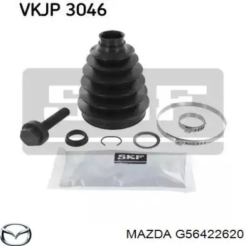 Шарнир угловых скоростей передний левый Mazda G56422620 цена, от 43.39 USD