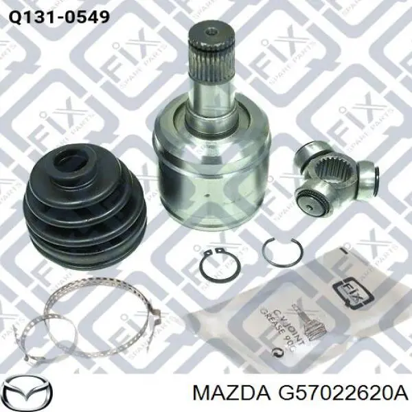 ШРУС внутренний передний левый G57022620A Mazda