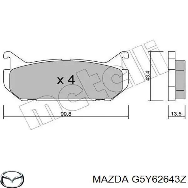 G5Y62643Z Mazda