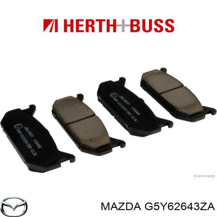 Колодки Mazda G5Y62643ZA цена, от 16.93 USD