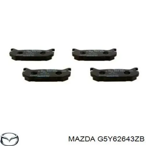 Передние тормозные колодки G5Y62643ZB Mazda