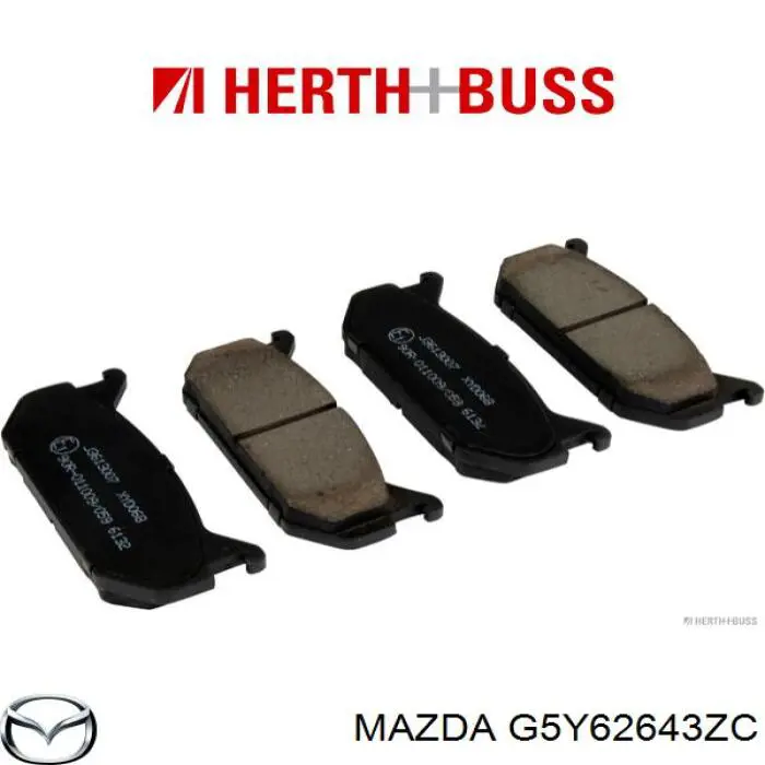 Колодки Mazda G5Y62643ZC цена, от 16.60 USD