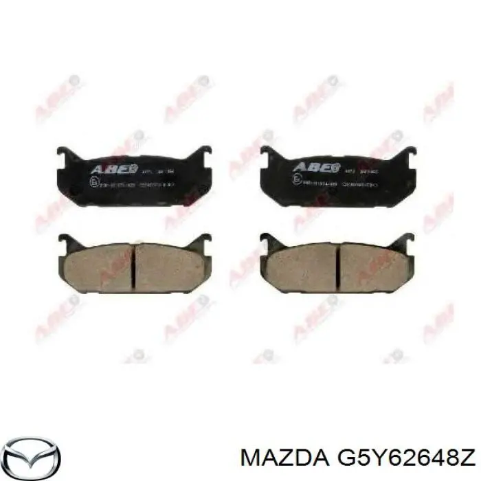 G5Y6-26-48Z Mazda колодки тормозные задние дисковые