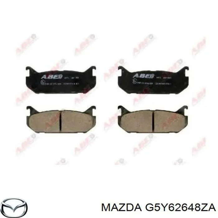 G5Y6-26-48ZA Mazda колодки тормозные задние дисковые