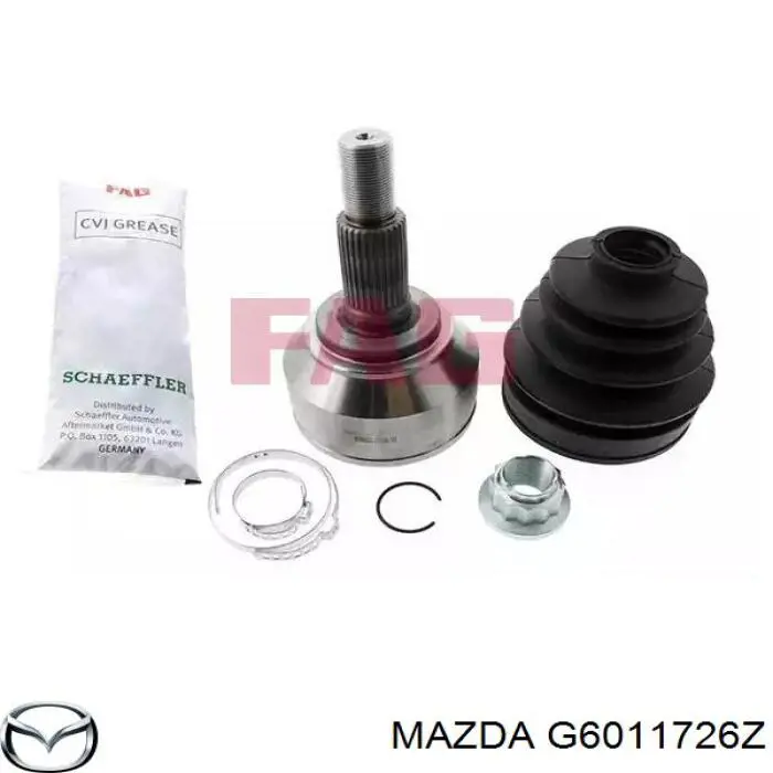 G6011726Z Mazda кольцо синхронизатора