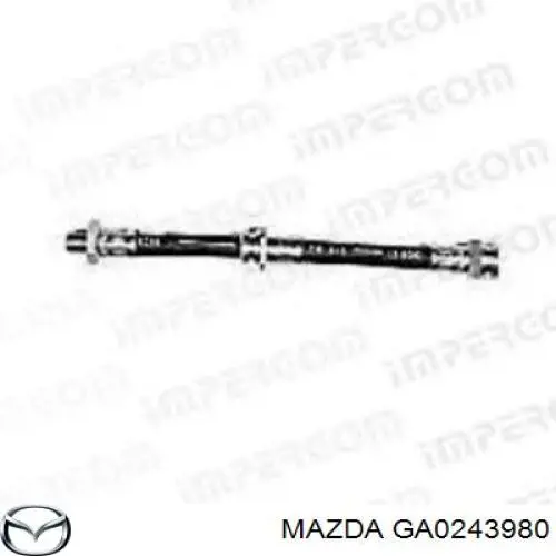 GA0243980 Mazda шланг тормозной передний