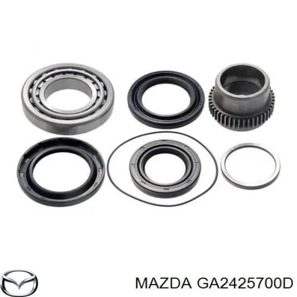 Купить GA2425700D Mazda Вал привода полуоси, промежуточный