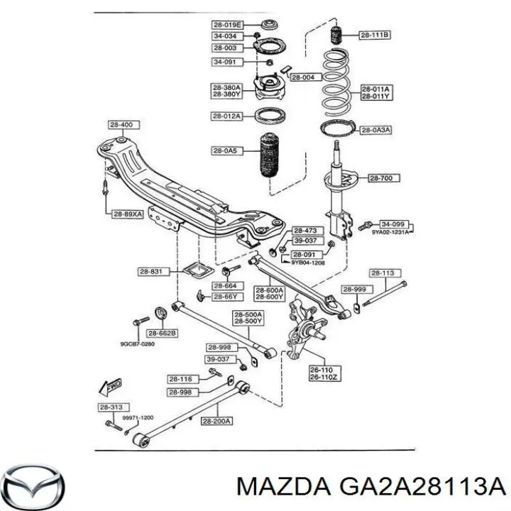 GA2A28113A Mazda