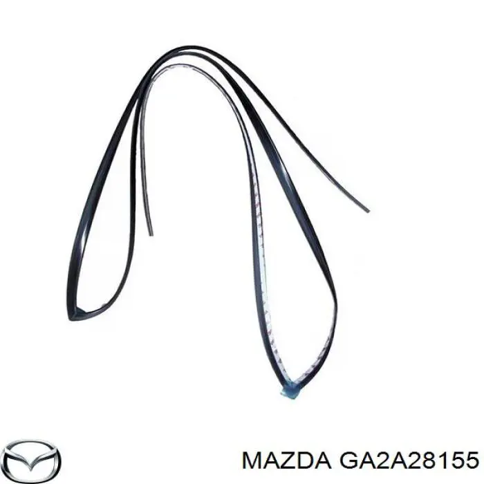 GA2A28155 Mazda хомут крепления втулки стабилизатора заднего