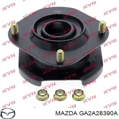 GA2A28390A Mazda опора амортизатора заднего левого