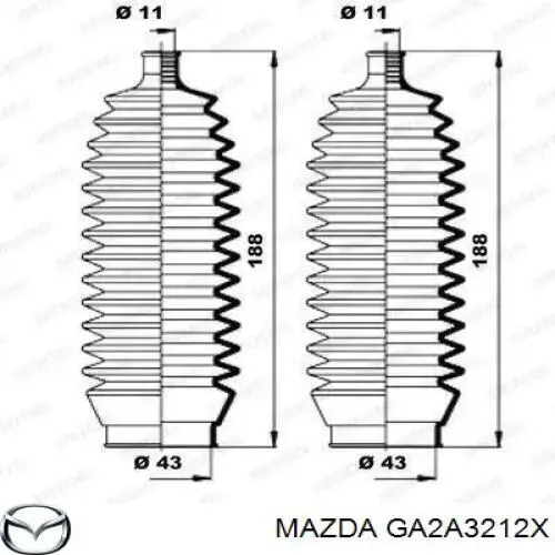 Купить GA2A3212X Mazda Чехол рулевого механизма