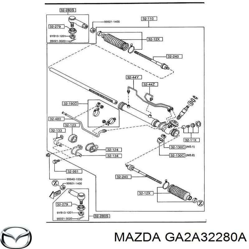 GA2A32280A Mazda