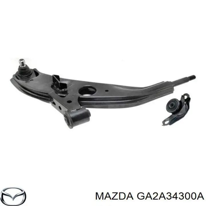 Рычаг передней подвески нижний правый GA2A34300A Mazda