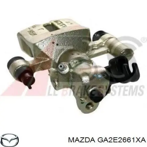 GA2E2661XA Mazda суппорт тормозной задний правый