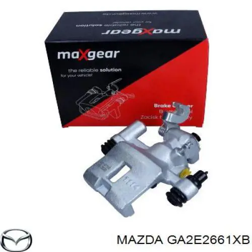 Суппорт тормозной задний правый Mazda GA2E2661XB
