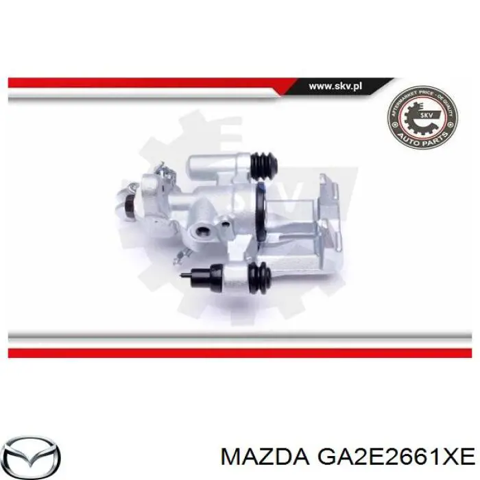 Купить GA2E2661XE Mazda Суппорт задний правый