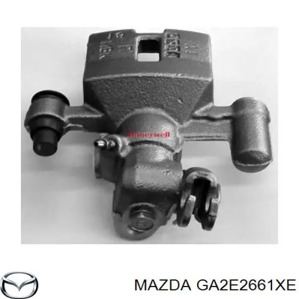 GA2E2661XE Mazda суппорт тормозной задний правый