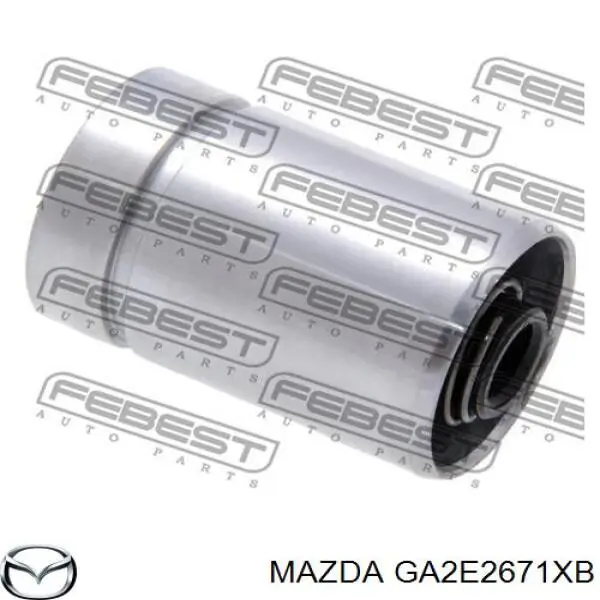 Pinza de freno trasera izquierda GA2E2671XB Mazda