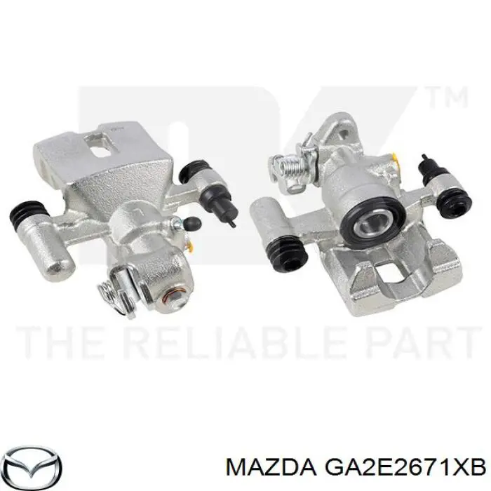 Задний левый суппорт Mazda GA2E2671XB цена, от 80.56 USD