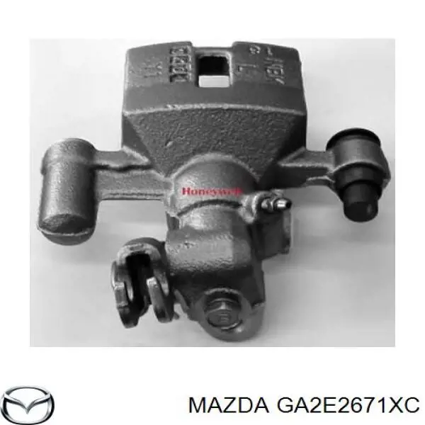 Pinza de freno trasera izquierda GA2E2671XC Mazda