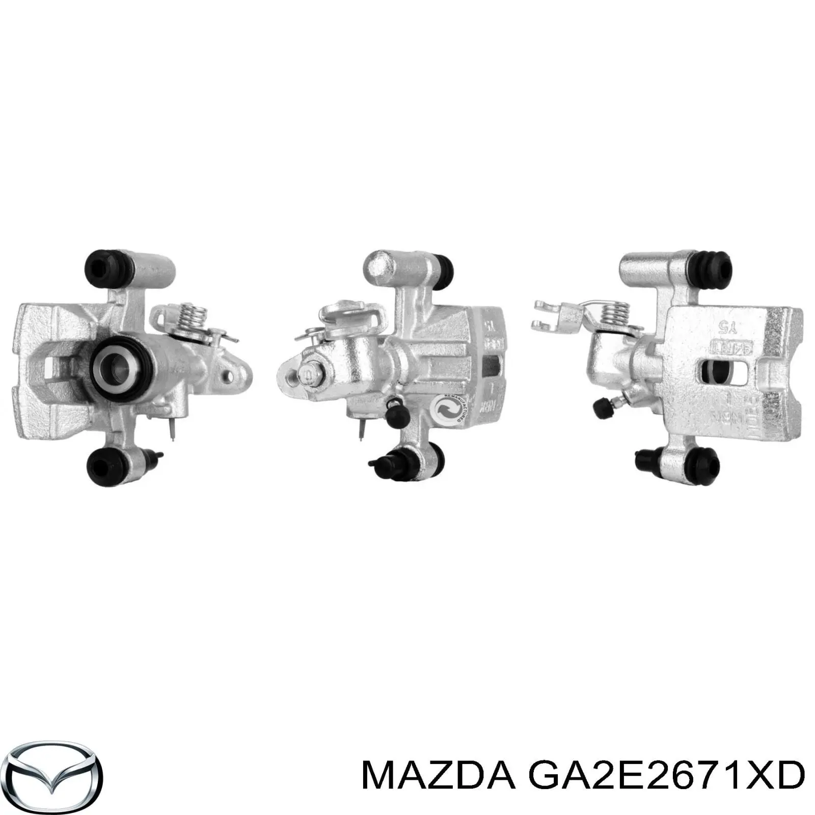 Суппорт тормозной задний левый GA2E2671XD Mazda