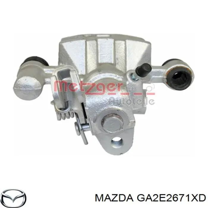 Pinza de freno trasera izquierda GA2E2671XD Mazda