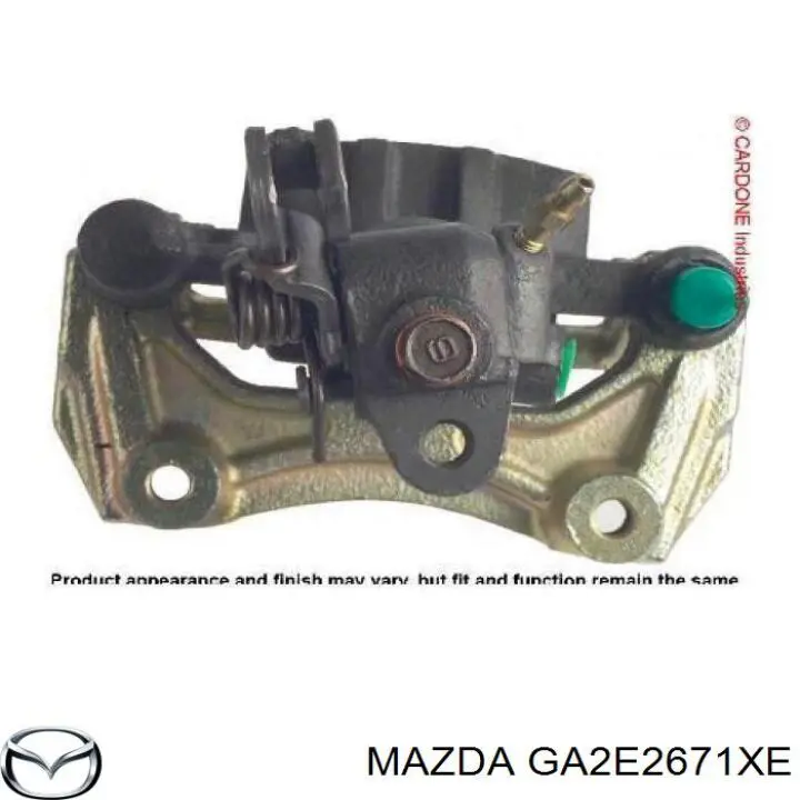 Pinza de freno trasera izquierda GA2E2671XE Mazda