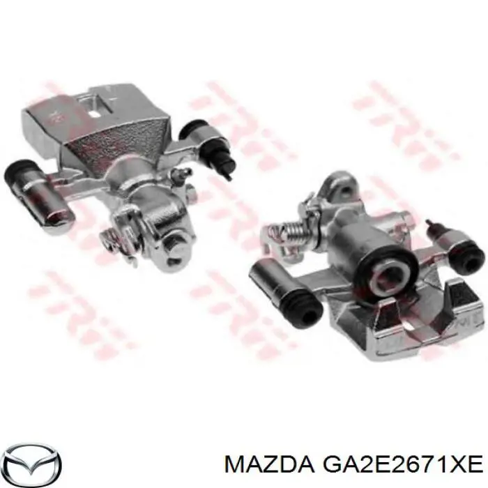 Купить GA2E2671XE Mazda Суппорт задний левый