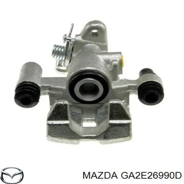 Pinza de freno trasera izquierda GA2E26990D Mazda